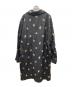 DSQUARED2 (ディースクエアード) シワ加工 フラワープリントコクーンコート ブラック サイズ:36：18000円