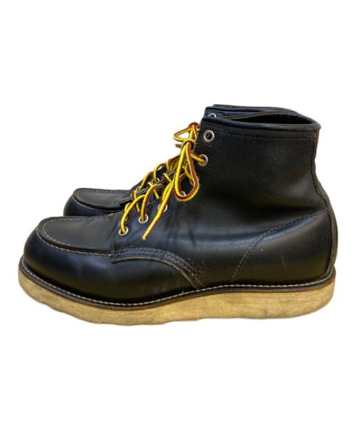 RED WING（レッドウィング）RED WING (レッドウィング) 6-inch Classic Round/アイリッシュセッター　刺繍羽タグ ブラック サイズ:7　1/2の古着・服飾アイテム