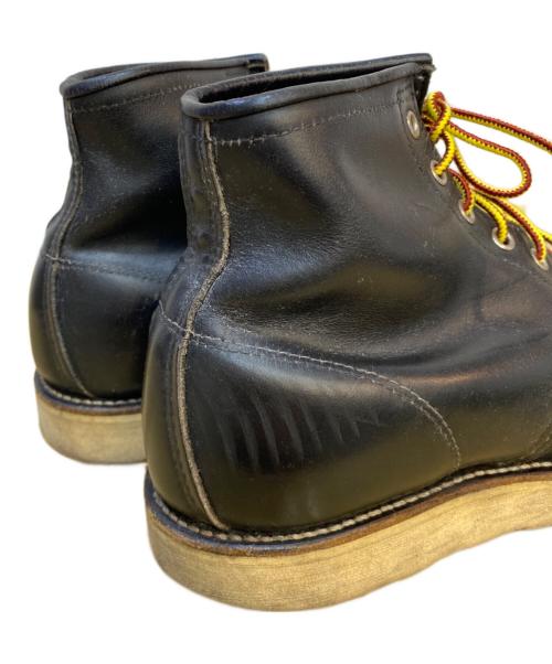 RED WING（レッドウィング）RED WING (レッドウィング) 6-inch Classic Round/アイリッシュセッター　刺繍羽タグ ブラック サイズ:7　1/2の古着・服飾アイテム