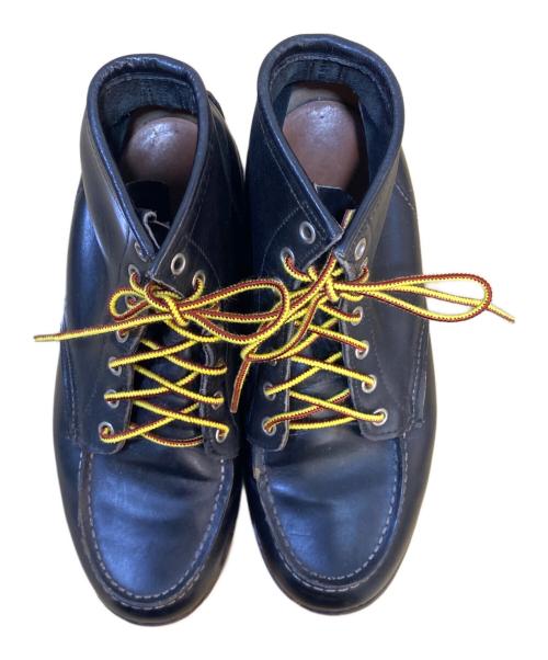 RED WING（レッドウィング）RED WING (レッドウィング) 6-inch Classic Round/アイリッシュセッター　刺繍羽タグ ブラック サイズ:7　1/2の古着・服飾アイテム