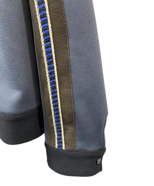 SASQUATCHfabrix.（サスクワッチファブリックス）SASQUATCHfabrix. (サスクワッチファブリックス) OPEN COLLAR TRACK JACKET トラックジャケット ネイビー サイズ:Mの古着・服飾アイテム