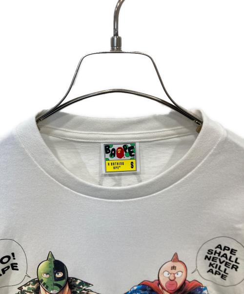 BAPE BY A BATHING APE（ベイプバイアベイシングエイプ）BAPE BY A BATHING APE (ベイプバイアベイシングエイプ) プリントTシャツ ホワイト サイズ:Sの古着・服飾アイテム