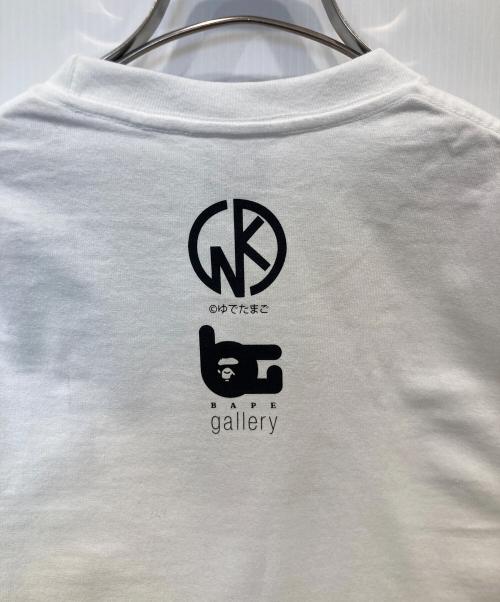 BAPE BY A BATHING APE（ベイプバイアベイシングエイプ）BAPE BY A BATHING APE (ベイプバイアベイシングエイプ) プリントTシャツ ホワイト サイズ:Sの古着・服飾アイテム