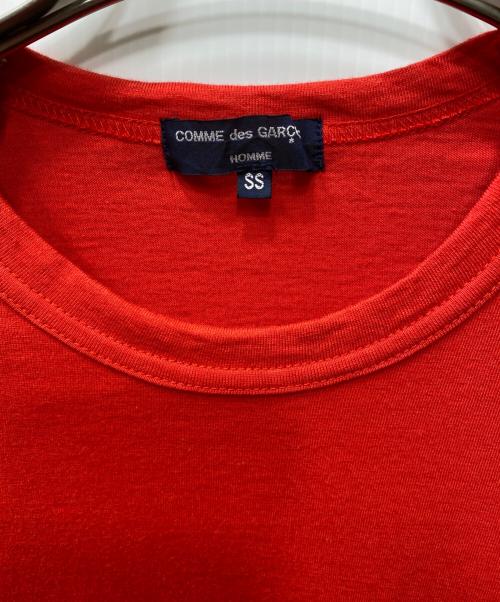 COMME des GARCONS HOMME（コムデギャルソン オム）COMME des GARCONS HOMME (コムデギャルソン オム) バックプリントTシャツ レッド サイズ:SSの古着・服飾アイテム