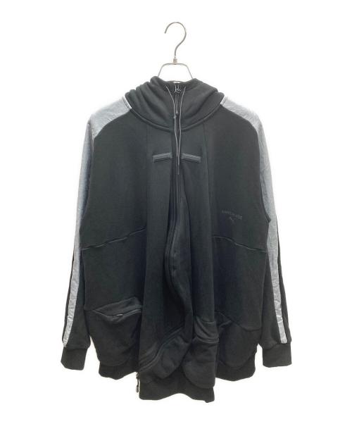 ANREALAGE（アンリアレイジ）ANREALAGE (アンリアレイジ) PUMA (プーマ) BALL HOODIE/ジップフーディー ブラック サイズ:SIZE Mの古着・服飾アイテム
