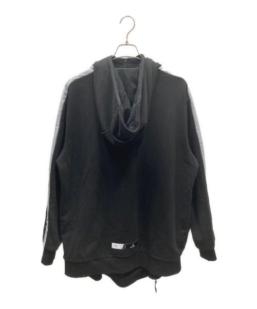 ANREALAGE（アンリアレイジ）ANREALAGE (アンリアレイジ) PUMA (プーマ) BALL HOODIE/ジップフーディー ブラック サイズ:SIZE Mの古着・服飾アイテム