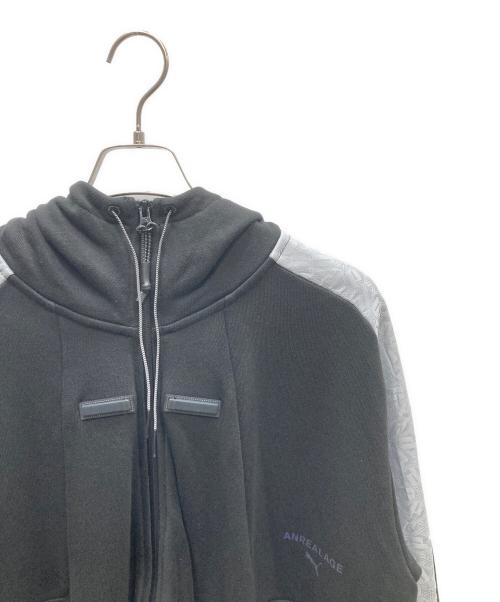 ANREALAGE（アンリアレイジ）ANREALAGE (アンリアレイジ) PUMA (プーマ) BALL HOODIE/ジップフーディー ブラック サイズ:SIZE Mの古着・服飾アイテム