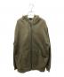 ALEXANDER WANG（アレキサンダー・ワン）の古着「AW VINTAGE FLEECE NYLON COMBO LONG HOODIE/ロングジップフーディー」｜グリーン