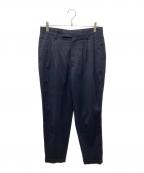 COMOLIコモリ）の古着「ウール 2タックパンツ X01-03005」｜ネイビー