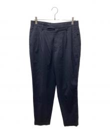 COMOLI（コモリ）の古着「ウール 2タックパンツ X01-03005」｜ネイビー
