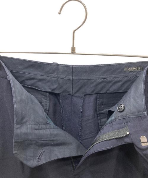 COMOLI（コモリ）COMOLI (コモリ) ウール 2タックパンツ X01-03005 ネイビー サイズ:2の古着・服飾アイテム