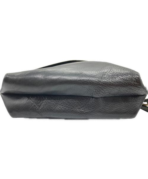 SLOW（スロウ）SLOW (スロウ) BEAMS (ビームス) 別注レザーショルダーバッグ ブラックの古着・服飾アイテム