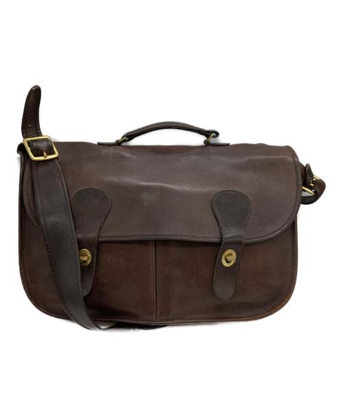 COACH（コーチ）COACH (コーチ) レザーショルダーバッグ ブラウンの古着・服飾アイテム