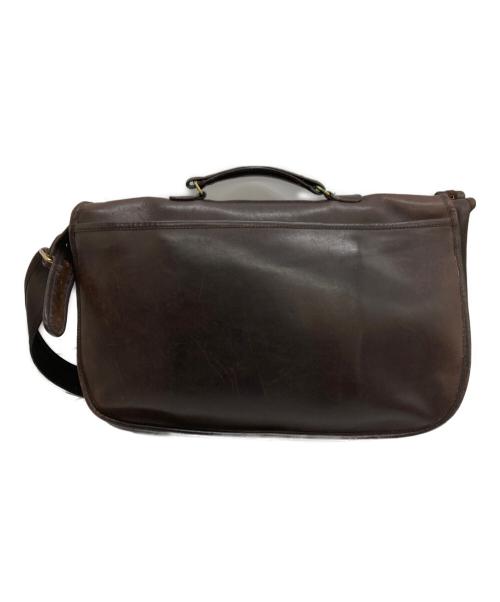 COACH（コーチ）COACH (コーチ) レザーショルダーバッグ ブラウンの古着・服飾アイテム