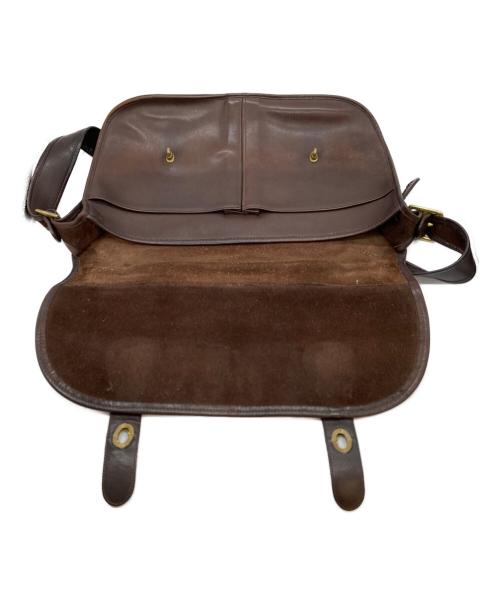 COACH（コーチ）COACH (コーチ) レザーショルダーバッグ ブラウンの古着・服飾アイテム