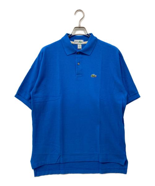 CHEMISE LACOSTE（シュミーズ ラコステ）CHEMISE LACOSTE (シュミーズ ラコステ) ポロシャツ ブルー サイズ:M 未使用品の古着・服飾アイテム