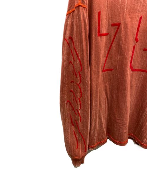 DIESEL（ディーゼル）DIESEL (ディーゼル) T-BOXT-LS-02 ロングスリーブカットソー レッド サイズ:Sの古着・服飾アイテム