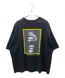 Name.（ネーム）の古着「SILKETE COTTON PRINT TEE/プリントTシャツ」｜ブラック
