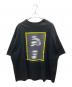 Name.（ネーム）の古着「SILKETE COTTON PRINT TEE/プリントTシャツ」｜ブラック