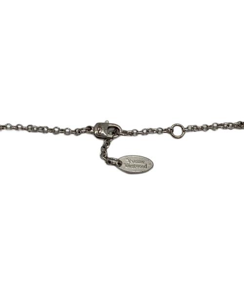 Vivienne Westwood（ヴィヴィアンウエストウッド）Vivienne Westwood (ヴィヴィアンウエストウッド) ミニバスリリーフォーブネックレス シルバーの古着・服飾アイテム