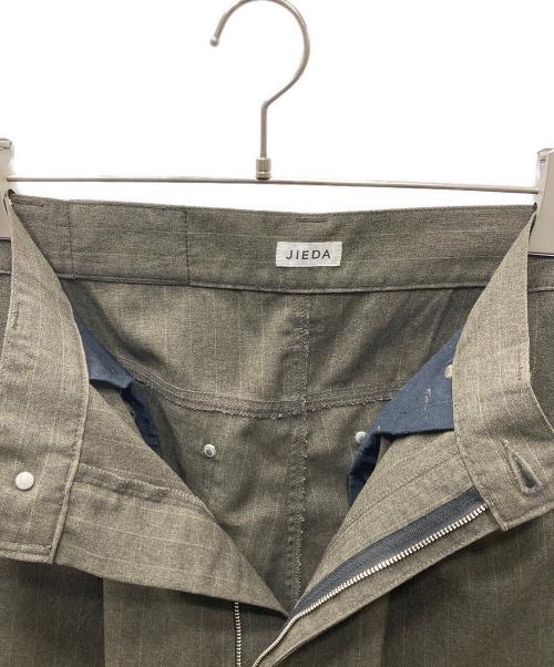 jieda（ジエダ）Jieda (ジエダ) WIDE ONE TUCK STRAIGHT PANTS スラックス オリーブ サイズ:1の古着・服飾アイテム