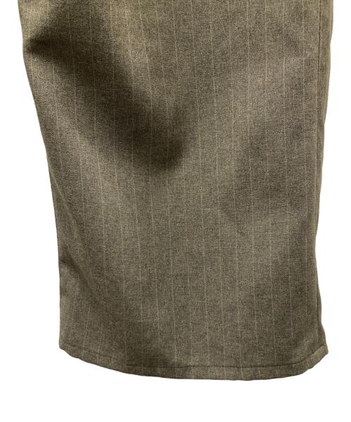 jieda（ジエダ）Jieda (ジエダ) WIDE ONE TUCK STRAIGHT PANTS スラックス オリーブ サイズ:1の古着・服飾アイテム