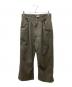 Jieda（ジエダ）の古着「WIDE ONE TUCK STRAIGHT PANTS スラックス」｜オリーブ