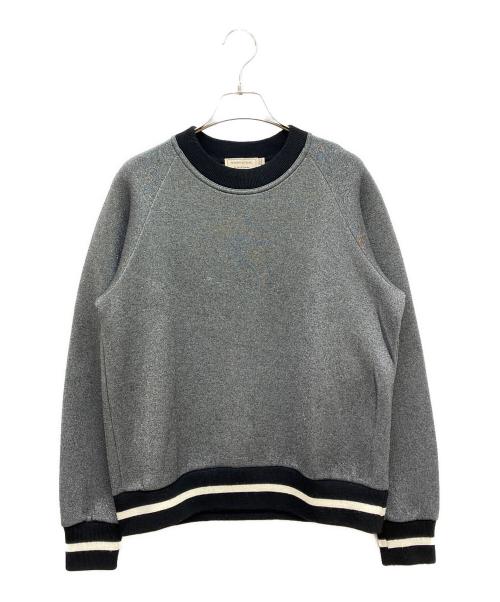 maison kitsune（メゾンキツネ）maison kitsune (メゾンキツネ) ラグランスウェット グレー サイズ:Mの古着・服飾アイテム