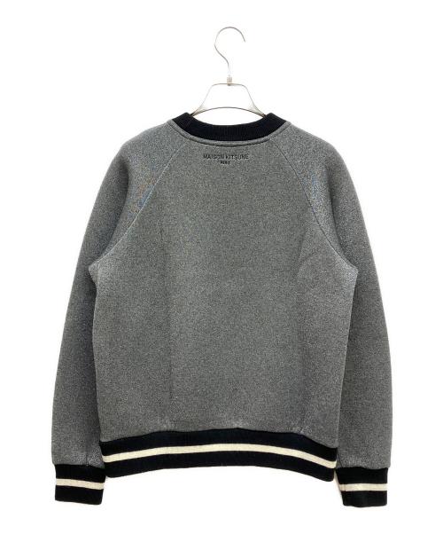 maison kitsune（メゾンキツネ）maison kitsune (メゾンキツネ) ラグランスウェット グレー サイズ:Mの古着・服飾アイテム