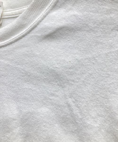GILDAN（ギルダン）GILDAN (ギルダン) エッシャー だまし絵 ロングスリーブカットソー ホワイト×ブラック サイズ:XLの古着・服飾アイテム