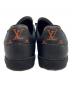 中古・古着 LOUIS VUITTON (ルイ ヴィトン) ルクセンブルグ サモトラケライン ローカットスニーカー ブラック×オレンジ サイズ:6 1/2：29000円