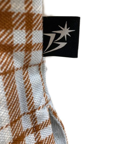 BoTT（ボット）BoTT (ボット) Plaid S/Sポロシャツ ブルー サイズ:Sの古着・服飾アイテム