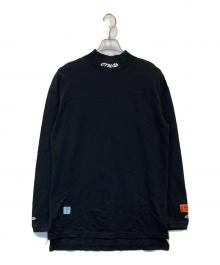 HERON PRESTON（ヘロンプレストン）の古着「ロングスリーブカットソー　HMAB007S19600035」｜ブラック