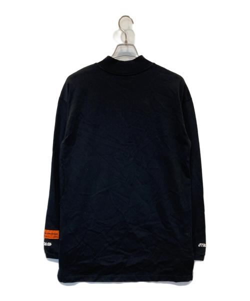 HERON PRESTON（ヘロンプレストン）HERON PRESTON (ヘロンプレストン) ロングスリーブカットソー　HMAB007S19600035 ブラック サイズ:XSの古着・服飾アイテム