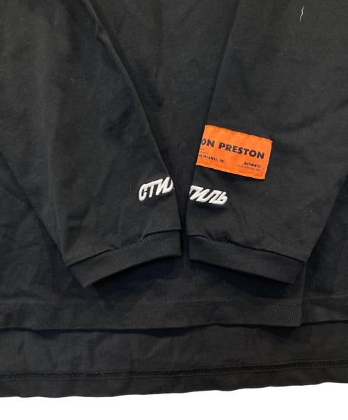 HERON PRESTON（ヘロンプレストン）HERON PRESTON (ヘロンプレストン) ロングスリーブカットソー　HMAB007S19600035 ブラック サイズ:XSの古着・服飾アイテム