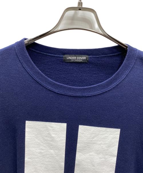 UNDERCOVER（アンダーカバー）UNDERCOVER (アンダーカバー) Uロゴクルーネックスウェット ネイビー サイズ:4の古着・服飾アイテム