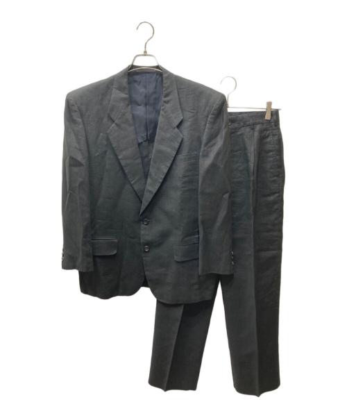 COMME des GARCONS HOMME（コムデギャルソン オム）COMME des GARCONS HOMME (コムデギャルソン オム) リネンテーラードセットアップ ブラック サイズ:Sの古着・服飾アイテム