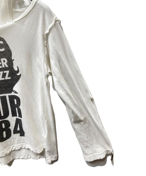 Hysteric Glamour（ヒステリックグラマー）Hysteric Glamour (ヒステリックグラマー) TOUR 1984 プルオーバー ホワイト サイズ:FREEの古着・服飾アイテム