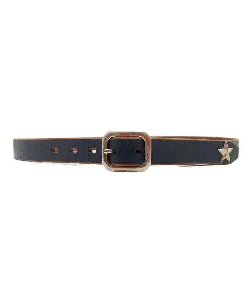 Schott（ショット）Schott (ショット) PERFECT BELT NARROW スタースタッズ ナローベルト ブラック サイズ:36の古着・服飾アイテム