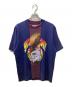 MM6 Maison Margiela（エムエムシックスメゾンマルジェラ）の古着「26SS Split S/S Tee Navy 再構築プリントTシャツ」｜ネイビー