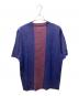 MM6 Maison Margiela (エムエムシックスメゾンマルジェラ) Supreme (シュプリーム) 26SS Split S/S Tee Navy 再構築プリントTシャツ ネイビー サイズ:M：31000円