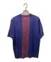 MM6 Maison Margiela (エムエムシックスメゾンマルジェラ) SUPREME (シュプリーム) 26SS Split S/S Tee Navy 再構築プリントTシャツ ネイビー サイズ:M：24000円