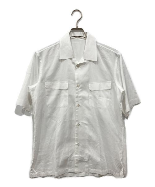 MAISON et VOYAGE（メゾンエボヤージュ）MAISON et VOYAGE (メゾンエボヤージュ) コットンオープンカラーシャツ ホワイト サイズ:Sの古着・服飾アイテム