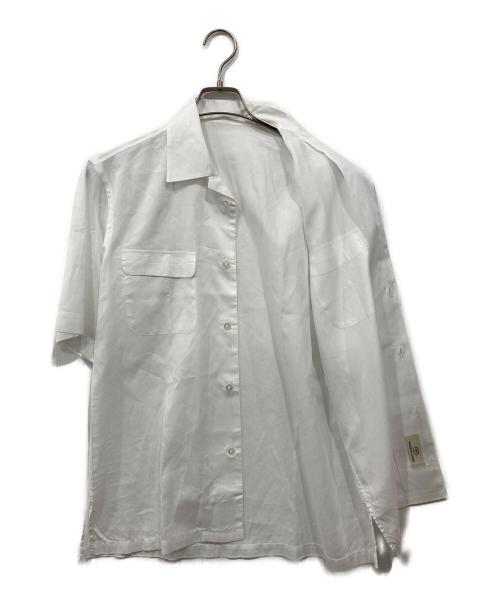 MAISON et VOYAGE（メゾンエボヤージュ）MAISON et VOYAGE (メゾンエボヤージュ) コットンオープンカラーシャツ ホワイト サイズ:Sの古着・服飾アイテム