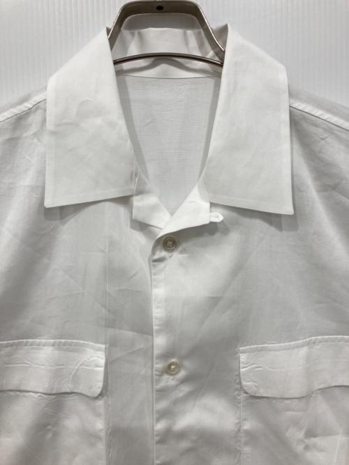 MAISON et VOYAGE（メゾンエボヤージュ）MAISON et VOYAGE (メゾンエボヤージュ) コットンオープンカラーシャツ ホワイト サイズ:Sの古着・服飾アイテム