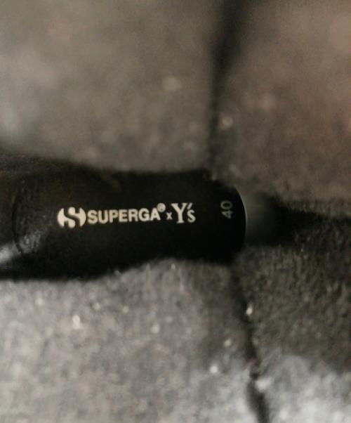 SUPERGA（スペルガ）SUPERGA (スペルガ) Y's (ワイズ) MEN's BOOTS/レースアップブーツ ブラック サイズ:SIZE ４０の古着・服飾アイテム