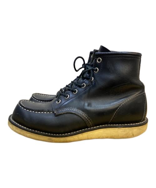 RED WING（レッドウィング）RED WING (レッドウィング) IRISH SETTER 6' MOC-TOE/ワークブーツ ブラック サイズ:US6 1/2の古着・服飾アイテム