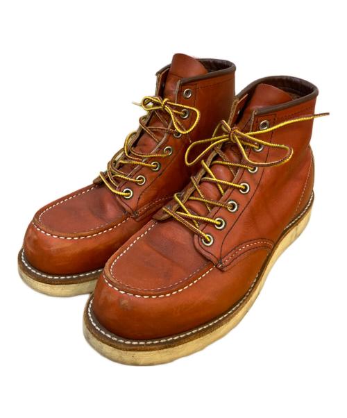 RED WING（レッドウィング）RED WING (レッドウィング) 6-inch Classic Moc/ワークブーツ ブラウン サイズ:6 1/2の古着・服飾アイテム