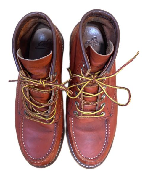 RED WING（レッドウィング）RED WING (レッドウィング) 6-inch Classic Moc/ワークブーツ ブラウン サイズ:6 1/2の古着・服飾アイテム