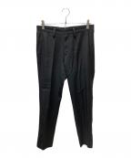 Y'sワイズ）の古着「14AW ウールギャバ サイドライン スラックス」
